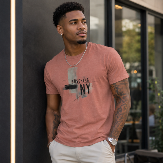 BÜSCHING NY Abstract Graphic Tee