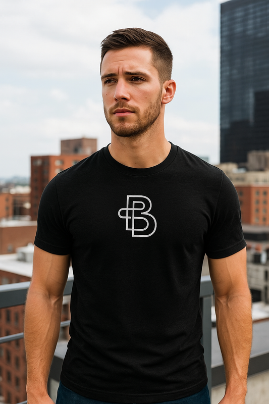 BÜSCHING B Collection Embroidered Short Sleeve T-Shirt