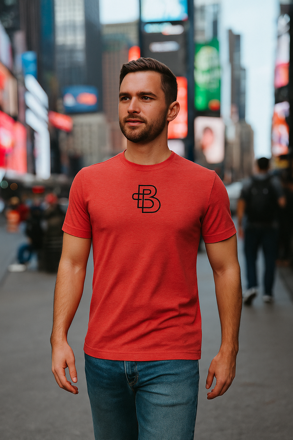 BÜSCHING B Collection Embroidered Short Sleeve T-Shirt