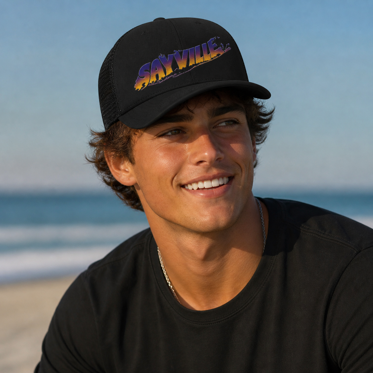 Sayville Sunset Fade Trucker Hat