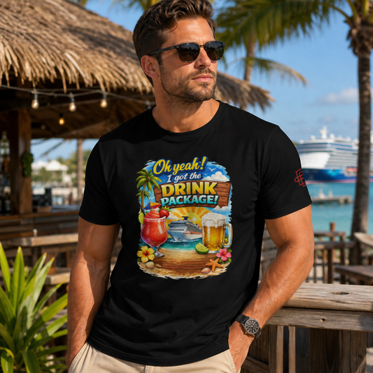 Cruise Drink Package organic cotton t-shirt